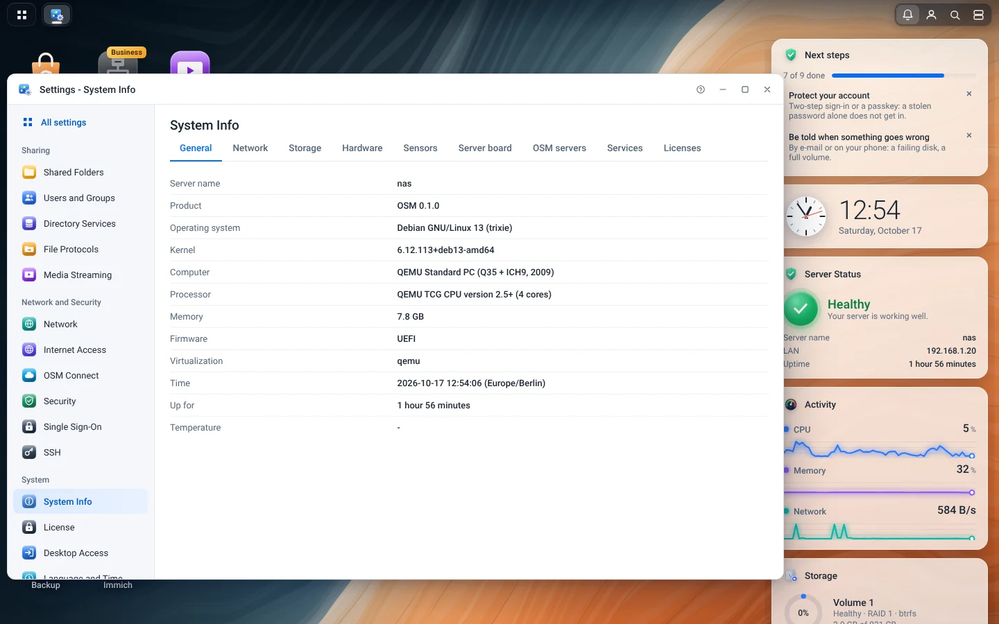 System Info